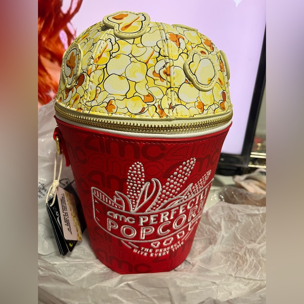 COPY - NWT AMC Crossbody/Popcorn Holder